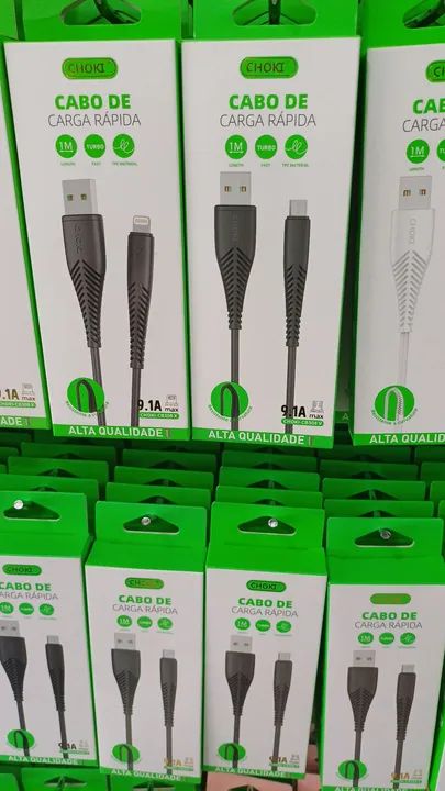 Cabo usb carregador para celular turbo - Foto 4