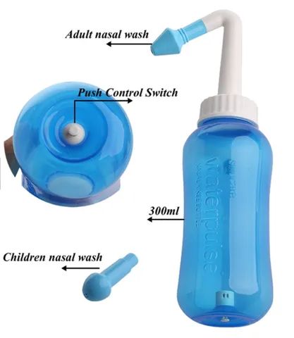 Nebulizador nasal para sinusitis: irrigador descongestivo para