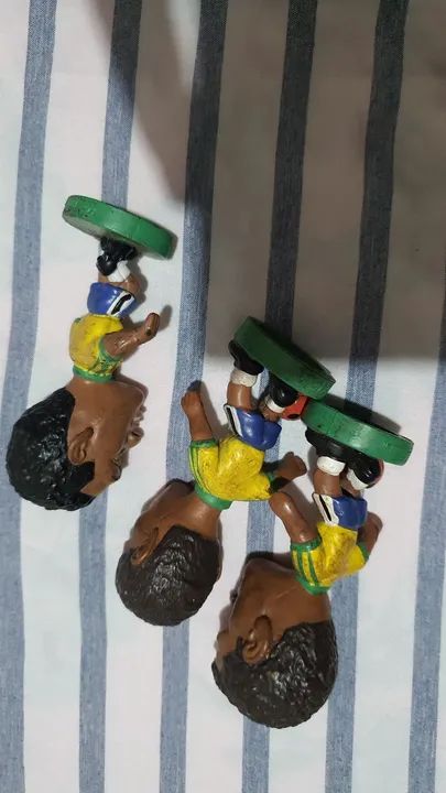 Lote 3 Miniaturas bonecos craque do Futebol do Brasil 1998 - Coleção Coca-Cola - Foto 3
