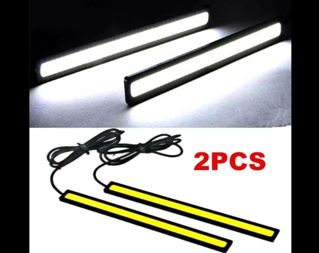 Led Cob 17cm Kit 2Unid. Barra De Super Branco  12v Arduino Automação Robotica COD-CP338   