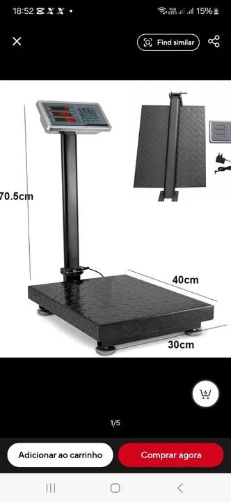 Balança Digital para Comércio - Alta Precisão - Foto 2