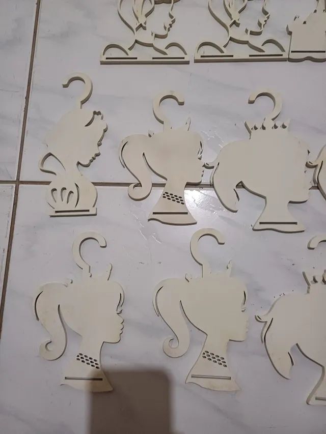 Kit porta laços MDF- cru para montar - Foto 3