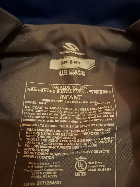 Colete Salva-Vidas Infantil Stearns - Foto 2