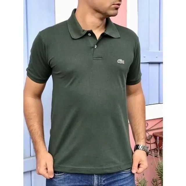 Camisetas Polo de algodão 1 linha  - Foto 5