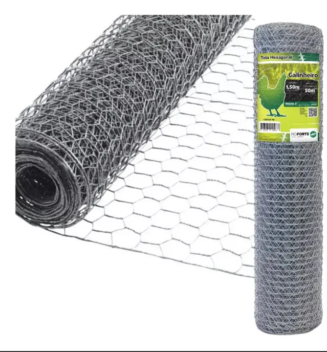 Tela Hexagonal Galinheiro 1,50m x 25m