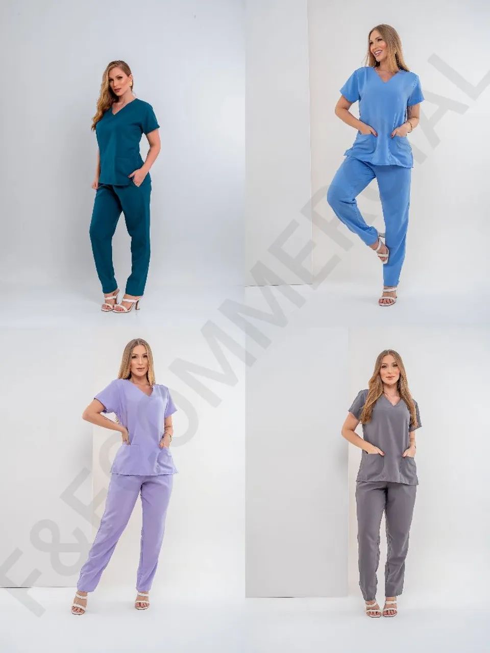 Conjunto de Uniforme Médico - Várias Cores - Foto 3