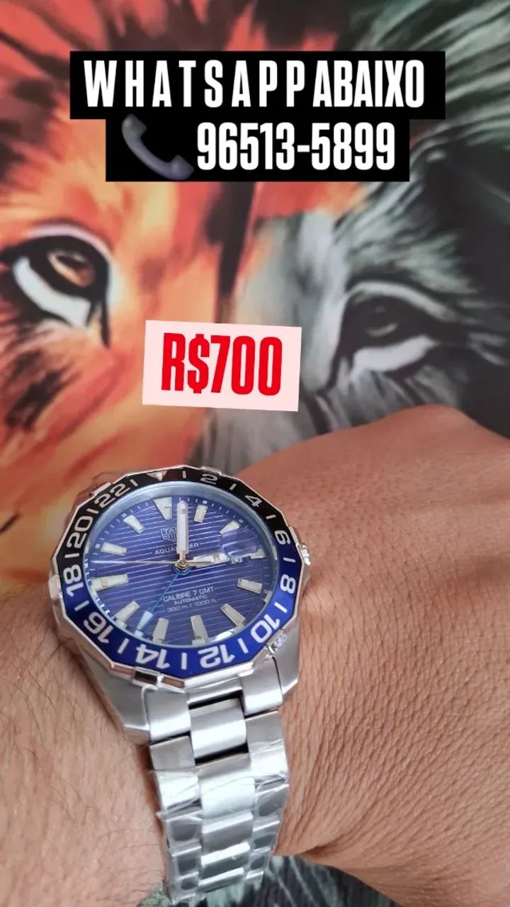 Relógio TAG HEUER AUTOMÁTICO - MODELO AQUARACER CALIBRE 7 - Foto 3