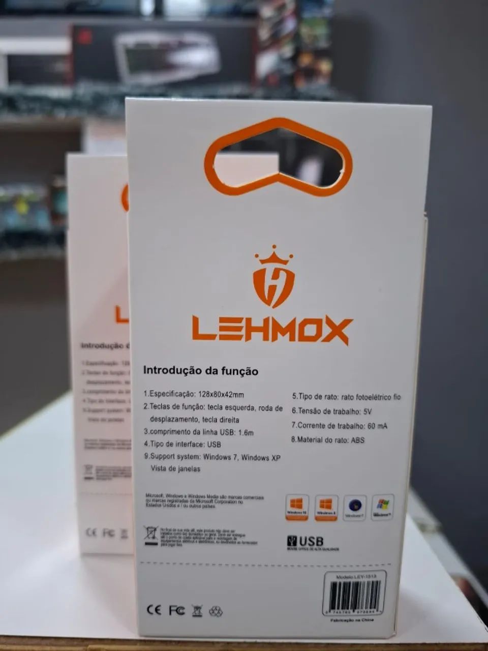 MOUSE ÓPTICO LEHMOX LEY-1513 - PRECISÃO E CONFORTO - Foto 2