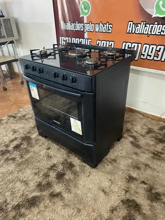 Fogão suggar 5 bocas mesa de vidro ((ENTREGO)) - Foto 2