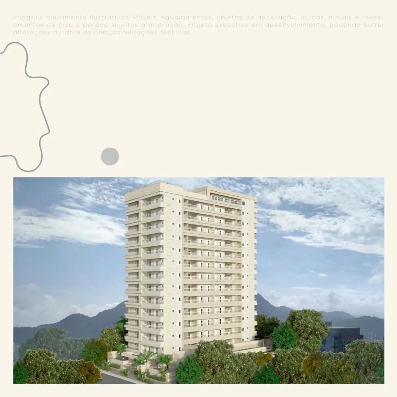 Apartamento para Venda em Praia Grande, Guilhermina, 2 dormitórios, 1 suíte, 1 banheiro, 1