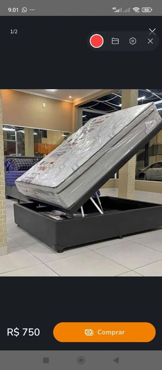 BOX BAU SOLTEIRO  frete grátis . - Foto 3