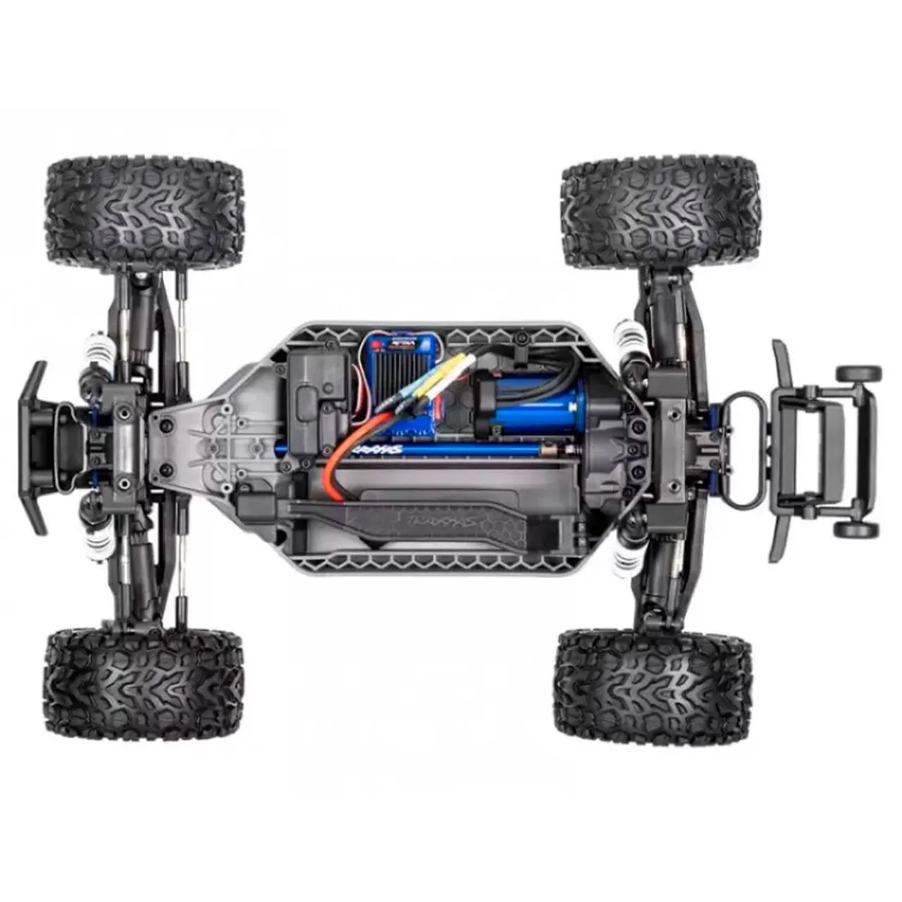 TRAXXAS 1/10 RUSTLER VXL 4WD BLX TQI TSM RED 67376-4 - Brinquedos