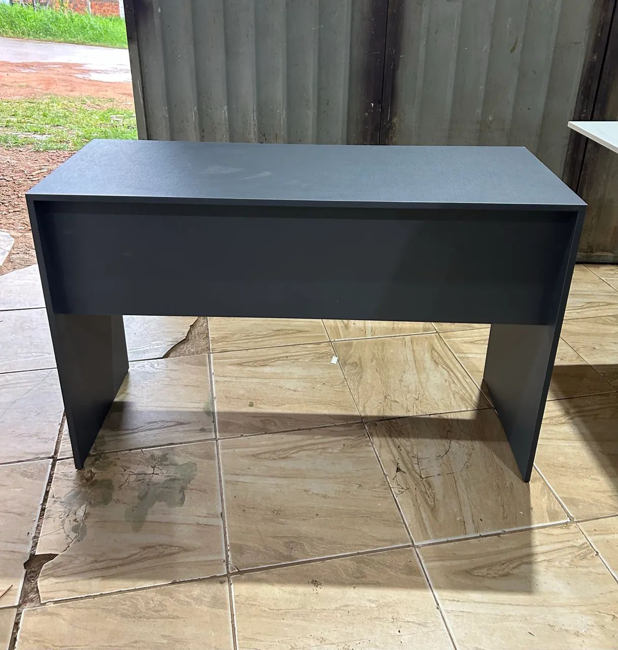 Mesa de estudo cinza65163251617409121