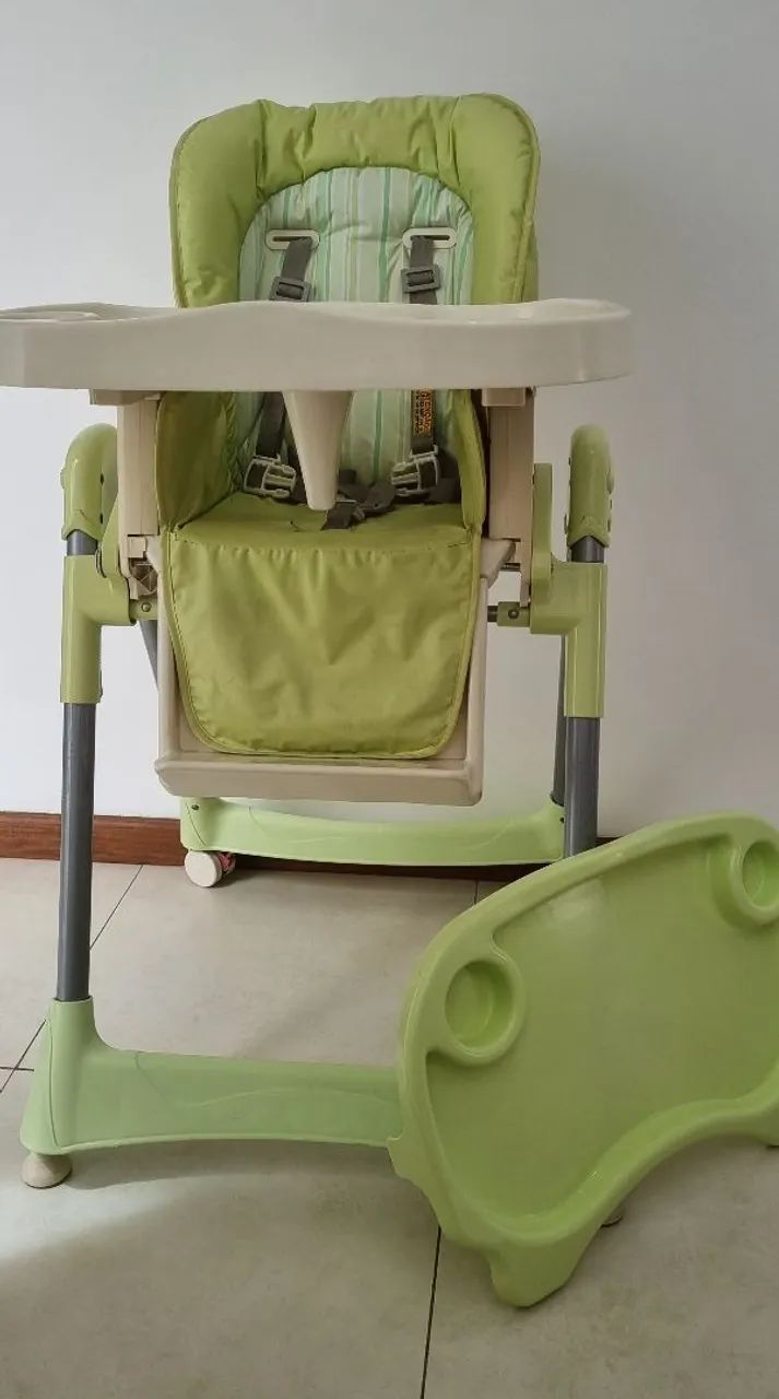 Cadeira de Alimentação Infantil Verde - Foto 3
