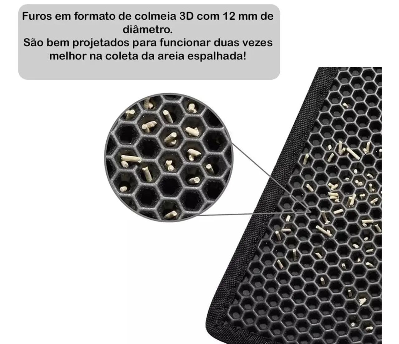 Tapete Higiênico para Gatos - Reduz a Sujeira - Foto 3