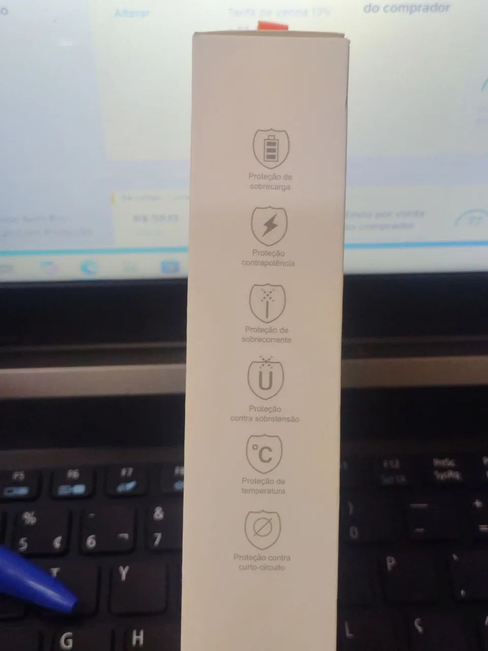 Carregador Turbo 2 Entradas Usb + Cabo Lightning Branco - Foto 5
