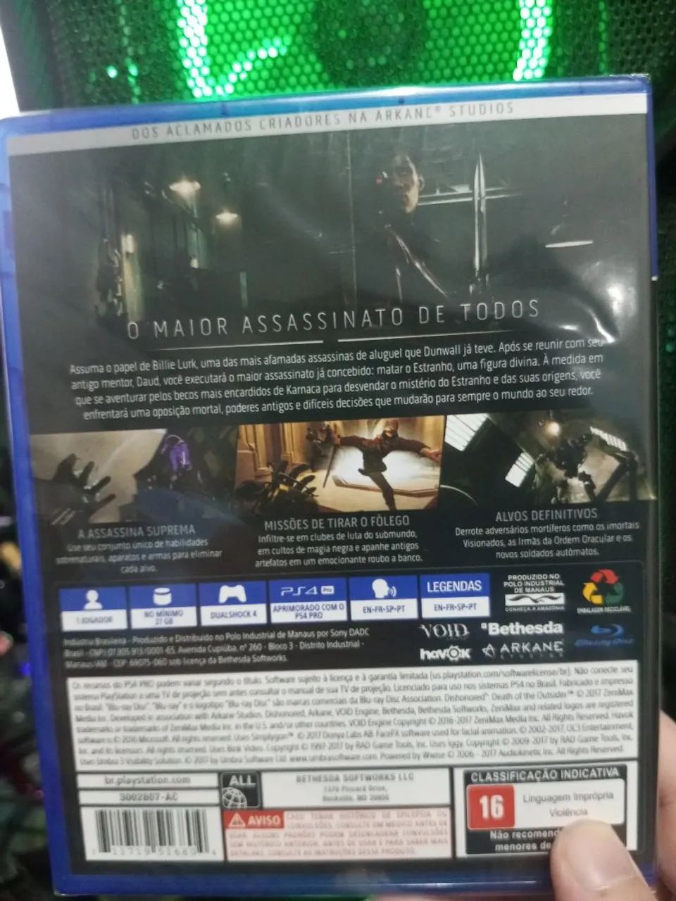 Dishonored: Death of the Outsider jogo PS4 game Playstation 4 - Foto 2