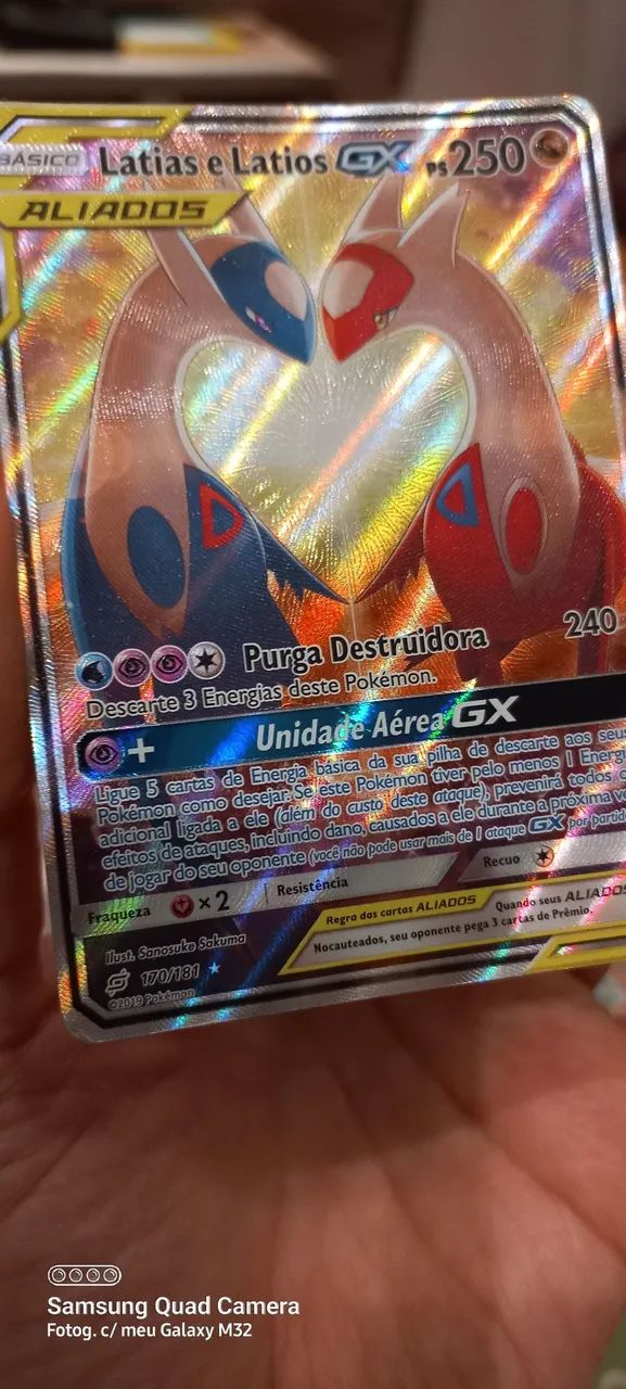 Carta Pokemon- Latias e Latios GX   - Foto 3