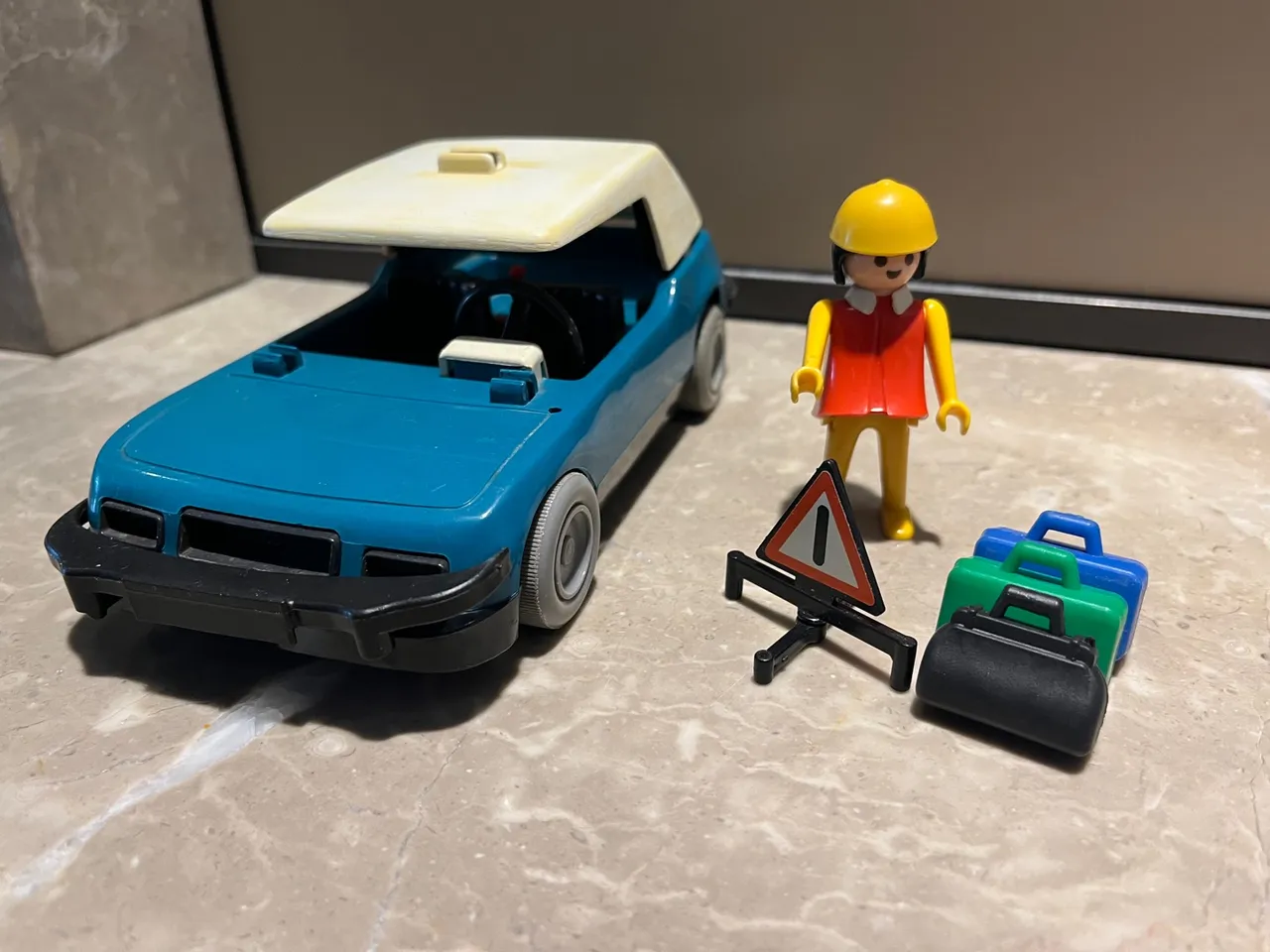 Playmobil Carrinho trol antigo anos 70 80