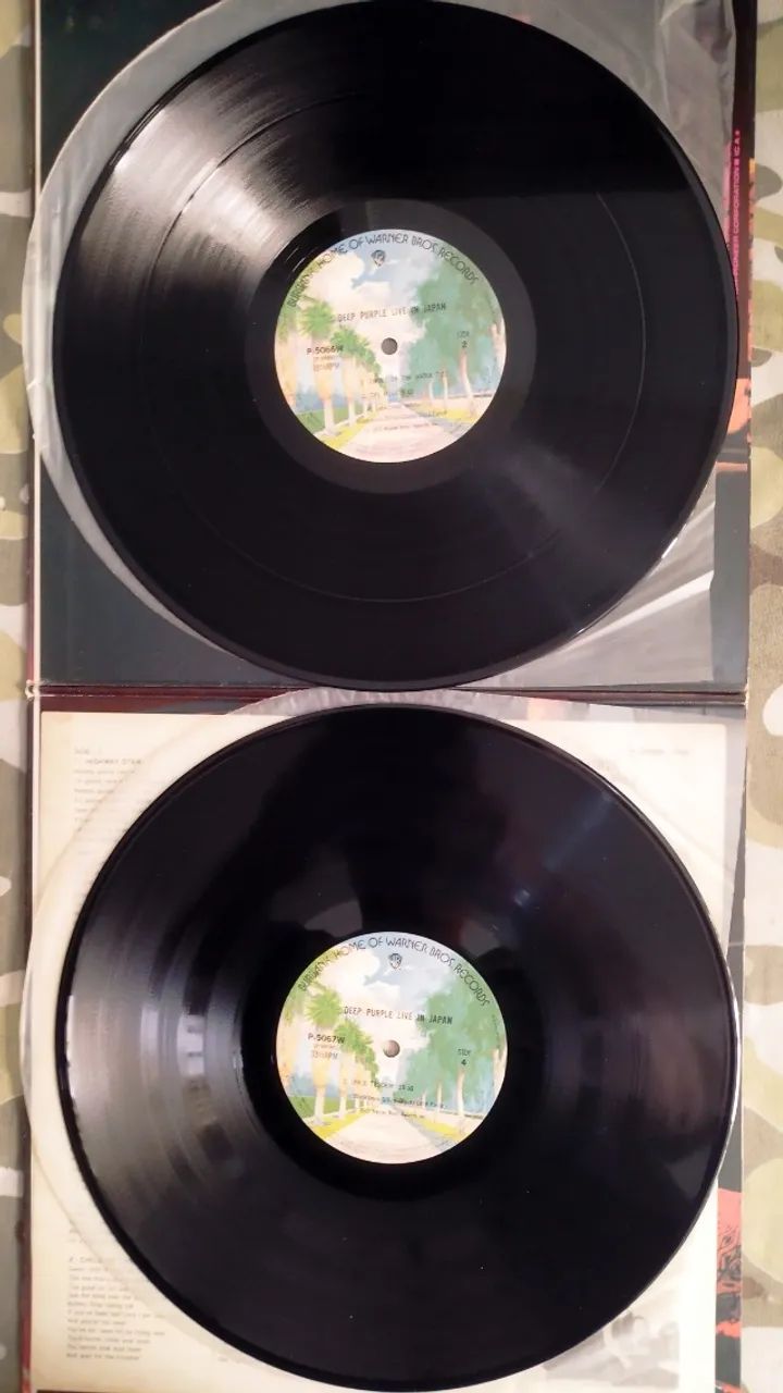 LP Duplo Vinil Deep Purple Live In Japan VG+ S/ OBI P1974 - CDs