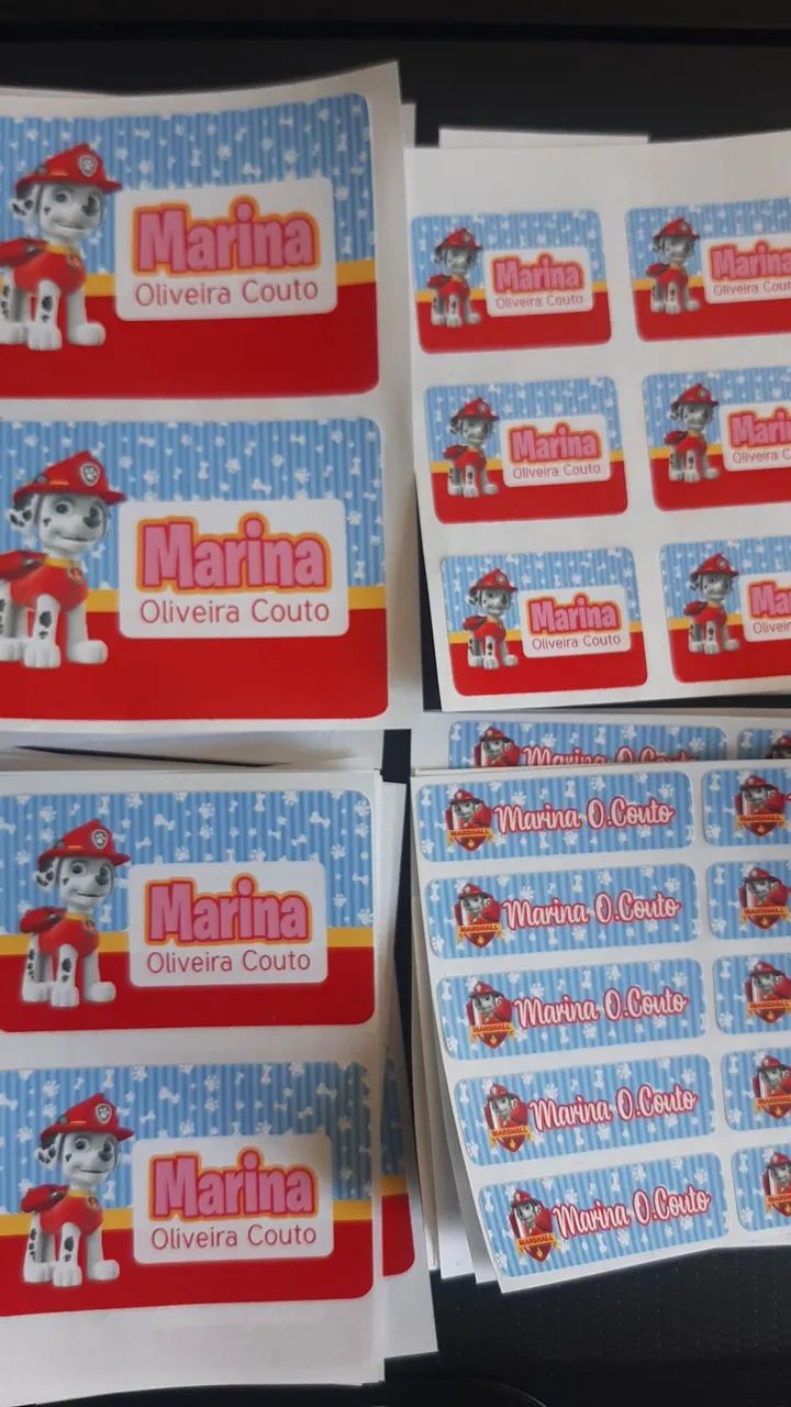 Etiquetas personalizadas Material Escolar  - Foto 2