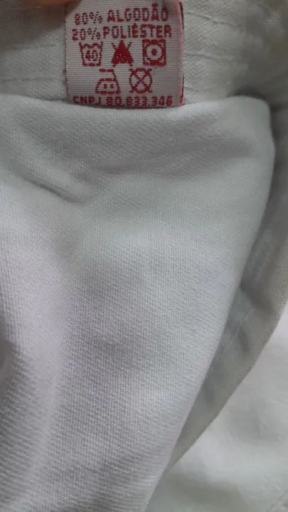 Kimono de Karatê Branco - Tamanho 4 - Foto 3