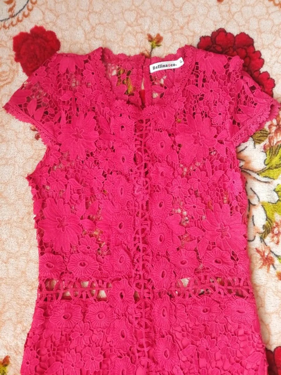 Vestido rendado bellina&co - Tam. P - Foto 4