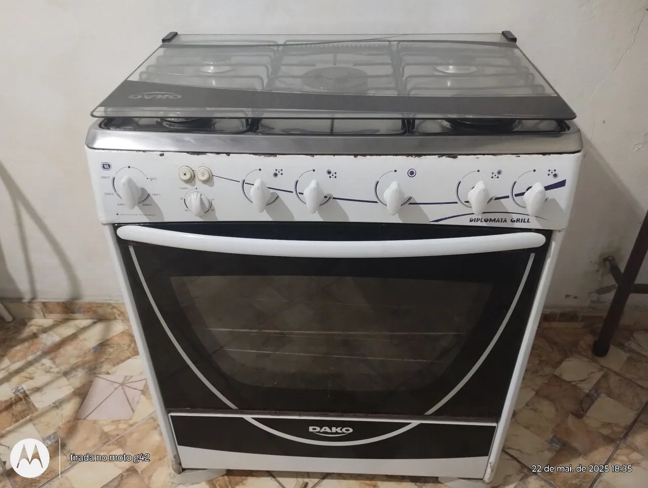 Fogão usado 