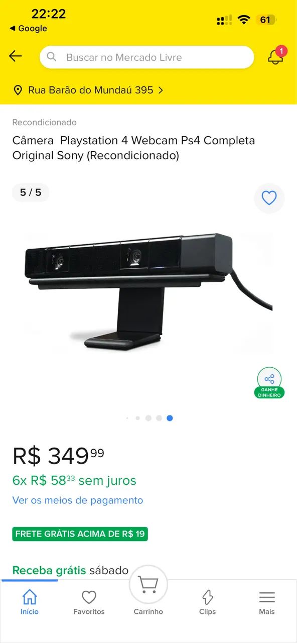 Câmera PS4