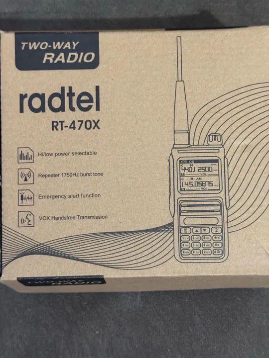 Radio Radtel 470x multi frequencias consulte modelo e funções na internet aceito troca 