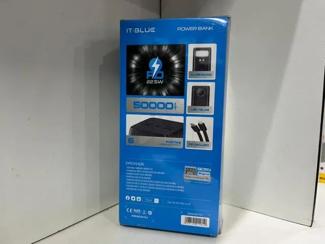  Power Bank Carregador Portátil 50000mah Turbo 22.5w - Loja Coimbra Computadores Entrega - Foto 2