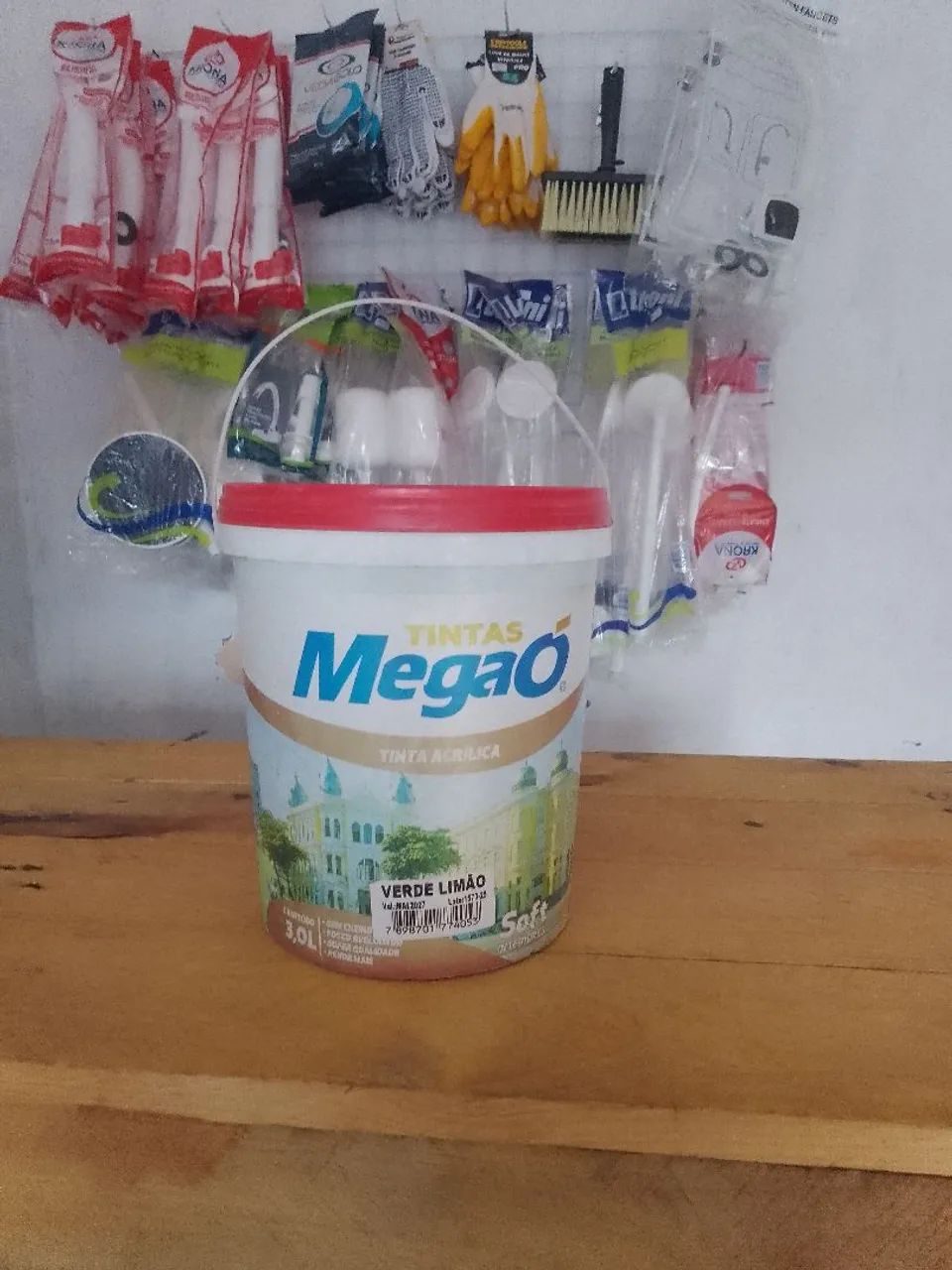 Tinta Verde limão Mega Ó 3 litros 