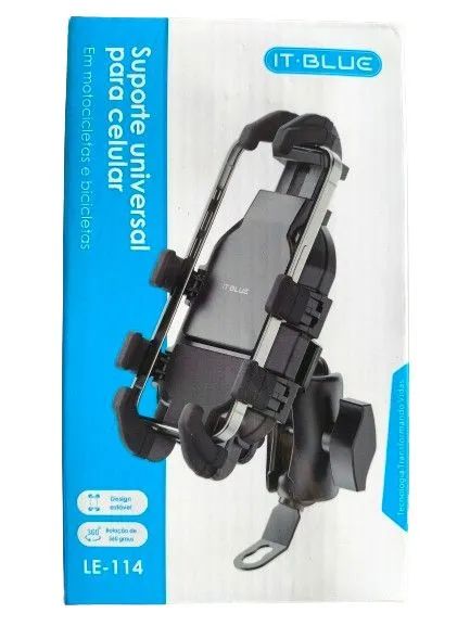 Suporte de Celular para Moto e Bicicleta LE-114 - It-Blue qualidade Premium