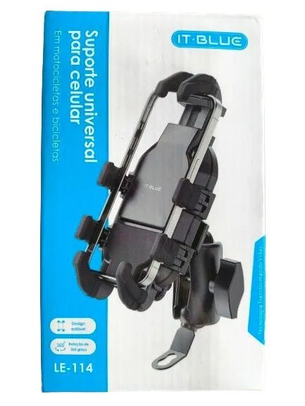Suporte de Celular para Moto e Bicicleta LE-114 - It-Blue qualidade Premium