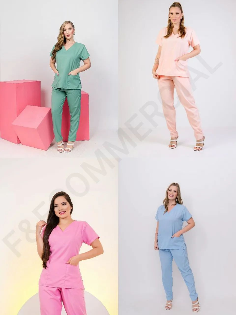 Conjunto de Uniforme Médico - Várias Cores - Foto 4
