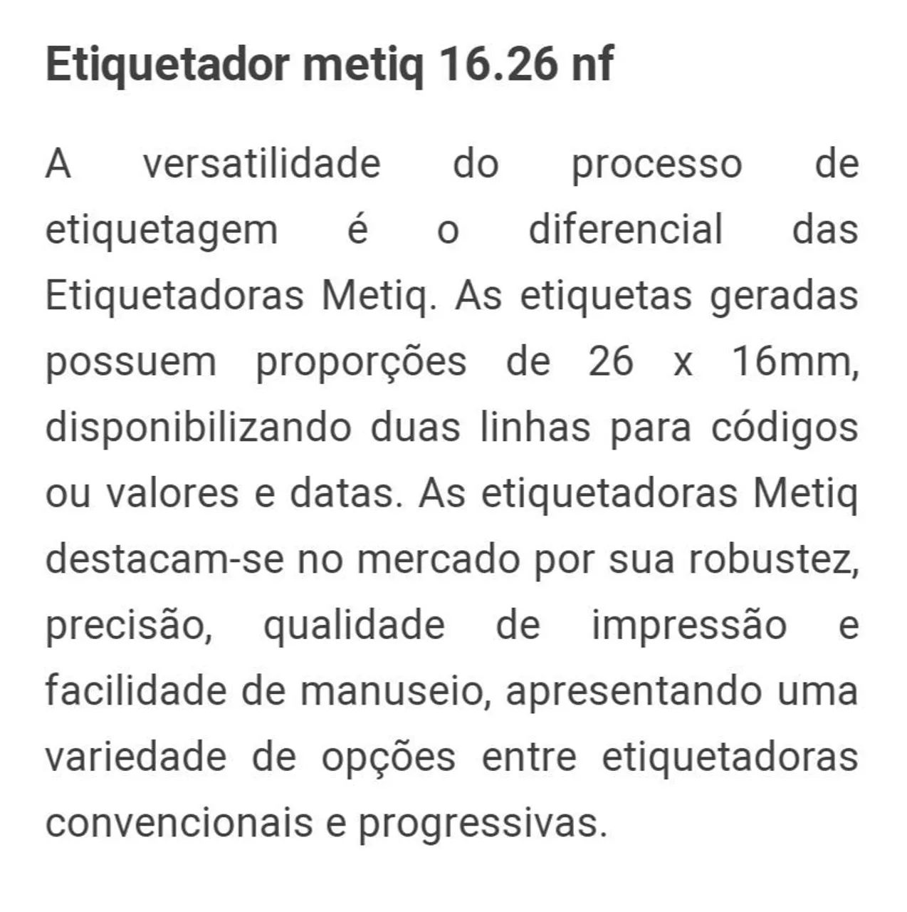 Etiquetadora METIQ 18/28 - Foto 3