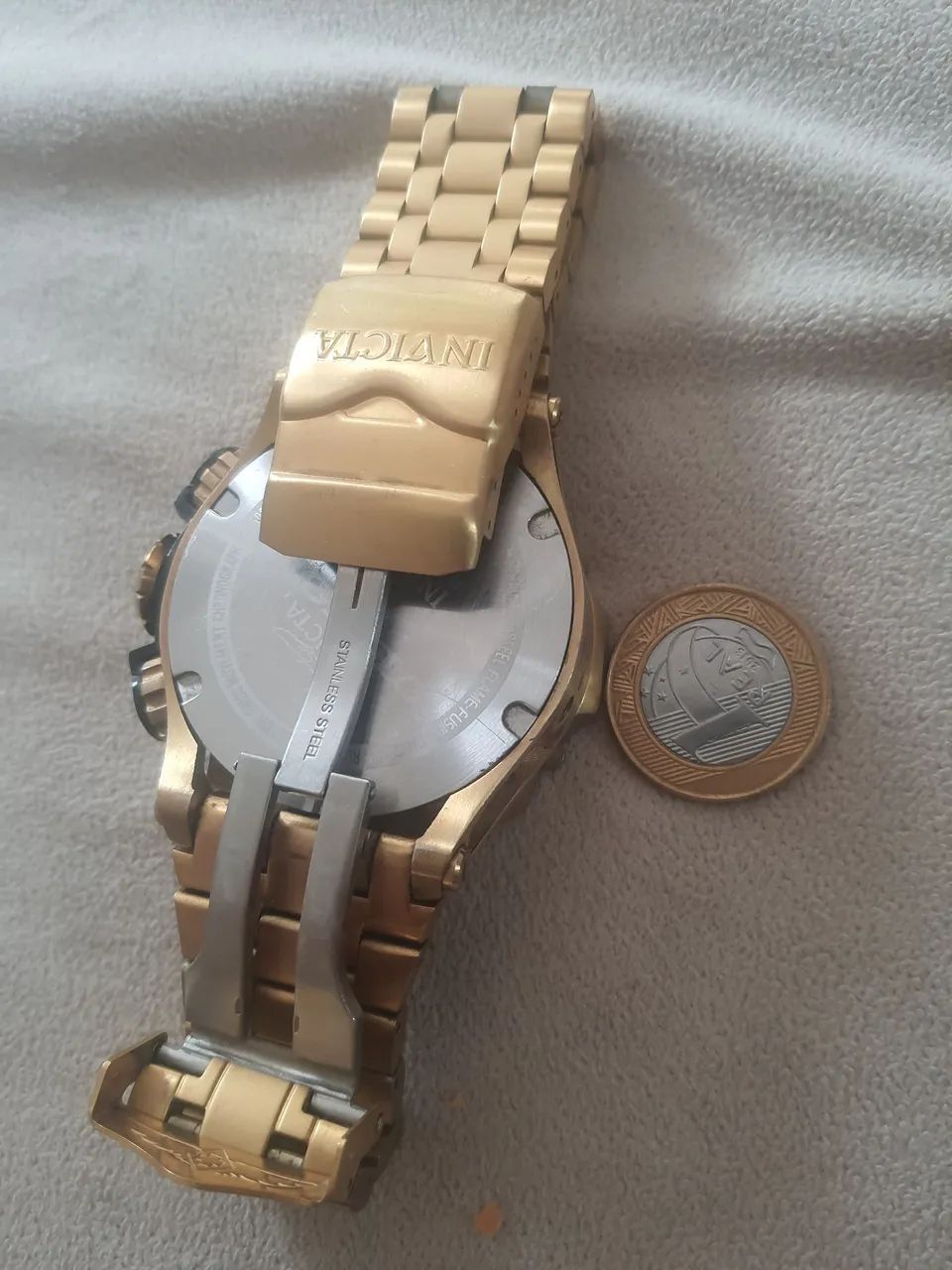 Relógio Invicta Reserve Dourado - Foto 2