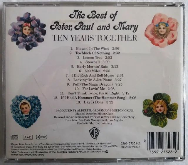 Peter Paul and Mary ( Lote com 3 cds 1 Duplo) - Foto 4
