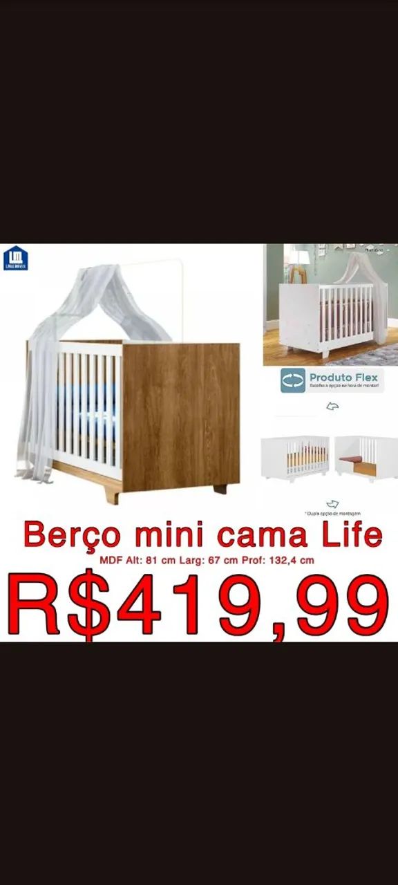 Berço Life 2 em 1