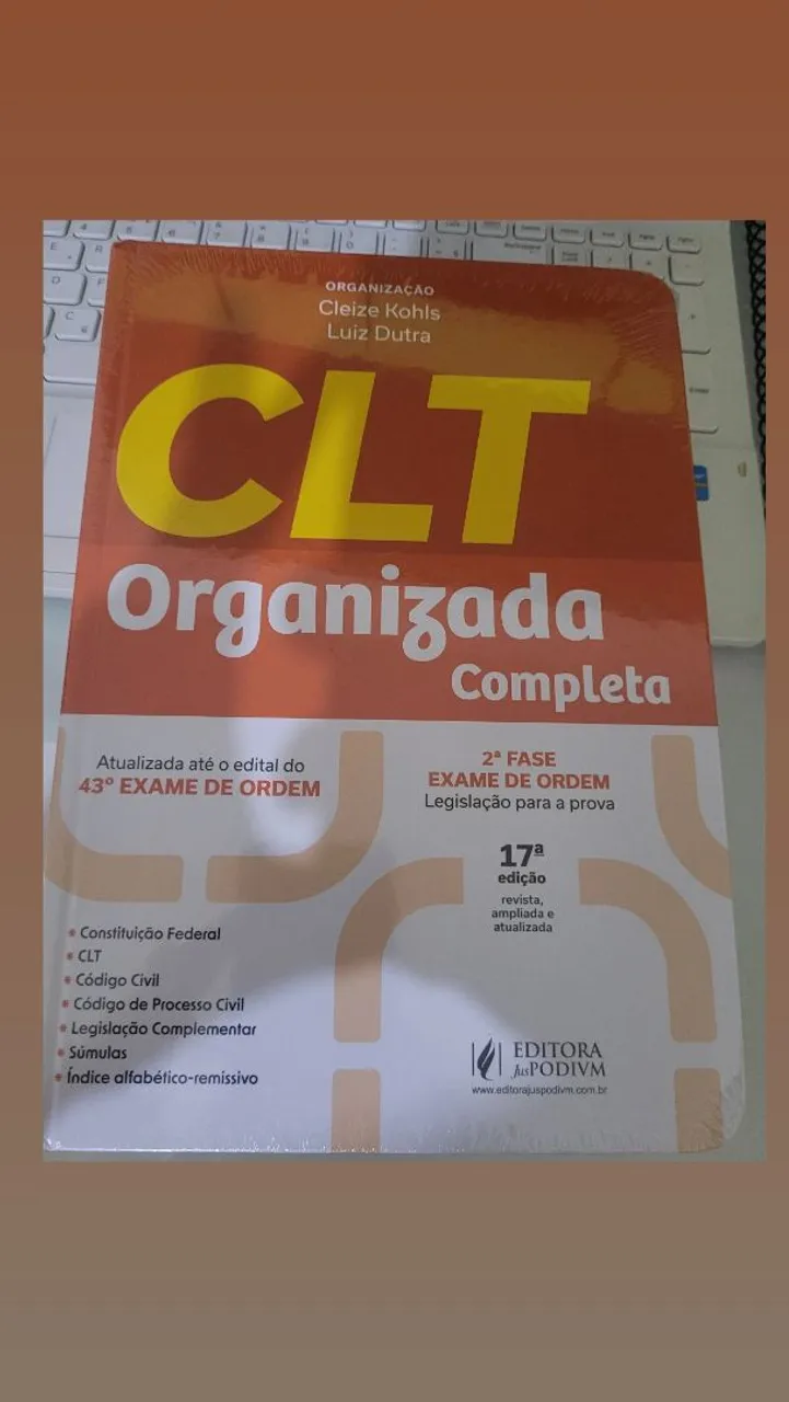 CLT Organizada e Completa - 17ª Edição