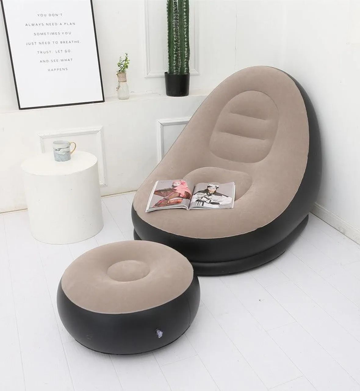Poltrona sofa inflável  - Conforto e Praticidade - Foto 4