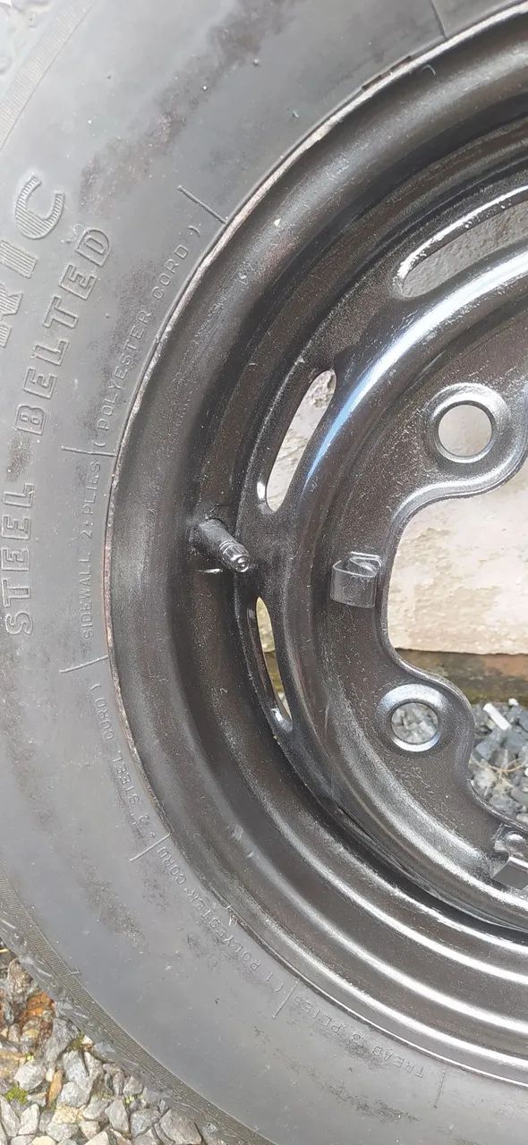 Rodas 15"  VW Fusca c/ pneus  - Foto 5