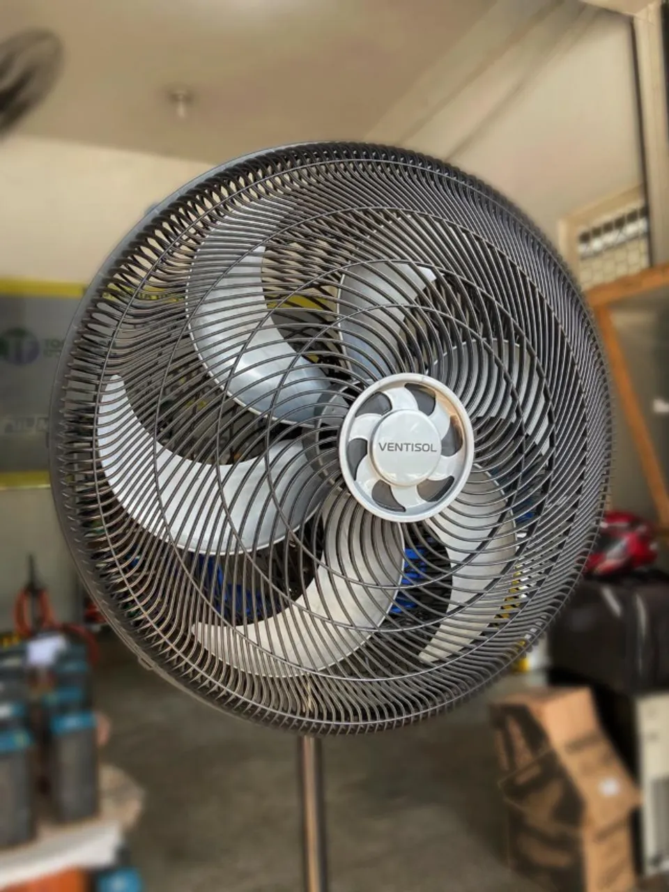 Ventilador de pé Turbo 50cm Preto 127v
