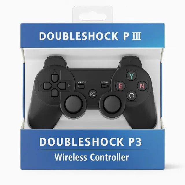 Controle PS3 Sem Fio Joystick Playstation Dualshock 3 Loja Coimbra COmputadores Entregamos - Foto 2