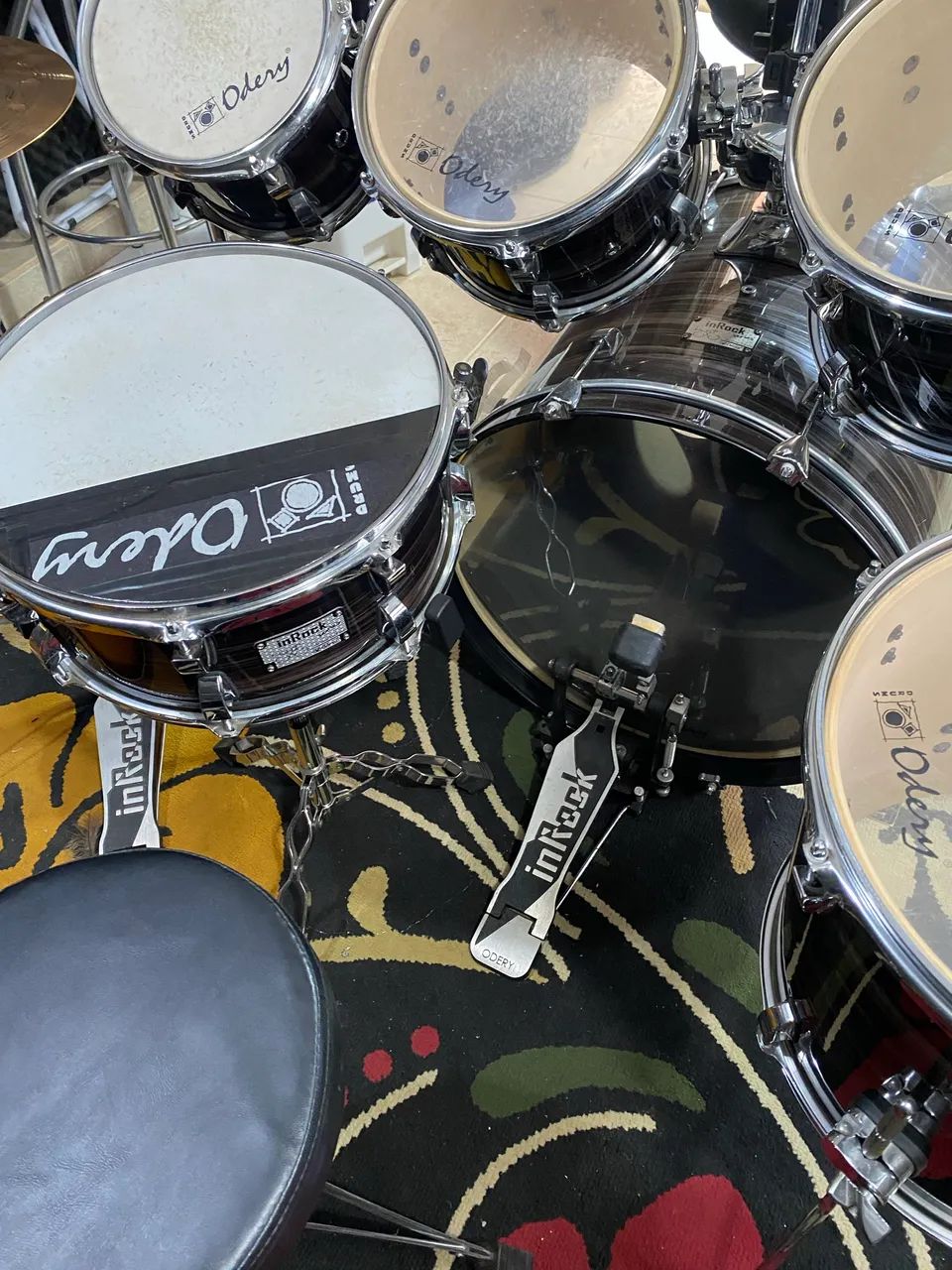 Bateria Odery Completa + Capas  - Foto 5