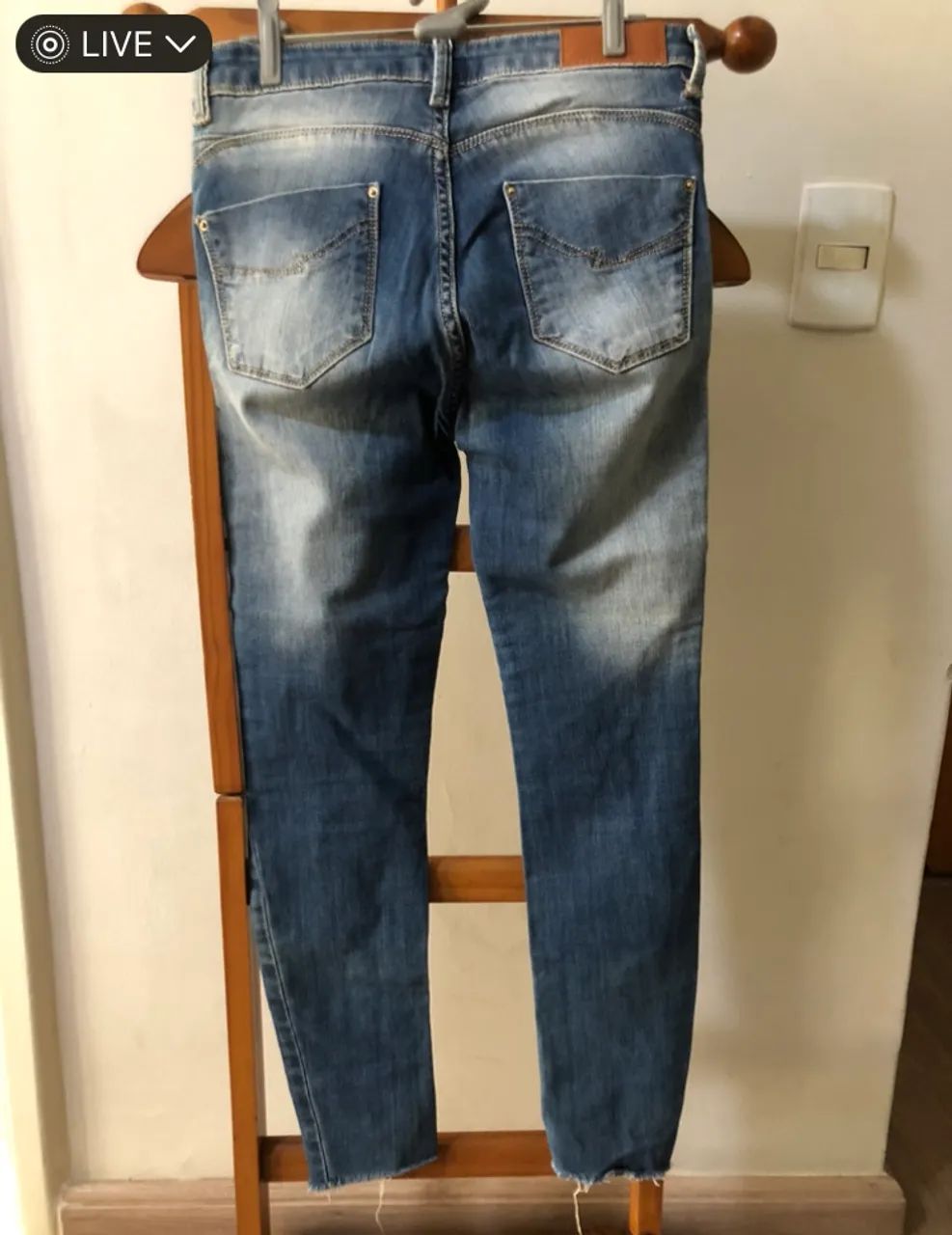 CALÇA JEANS FEMININA TAMANHO 38 - Foto 3