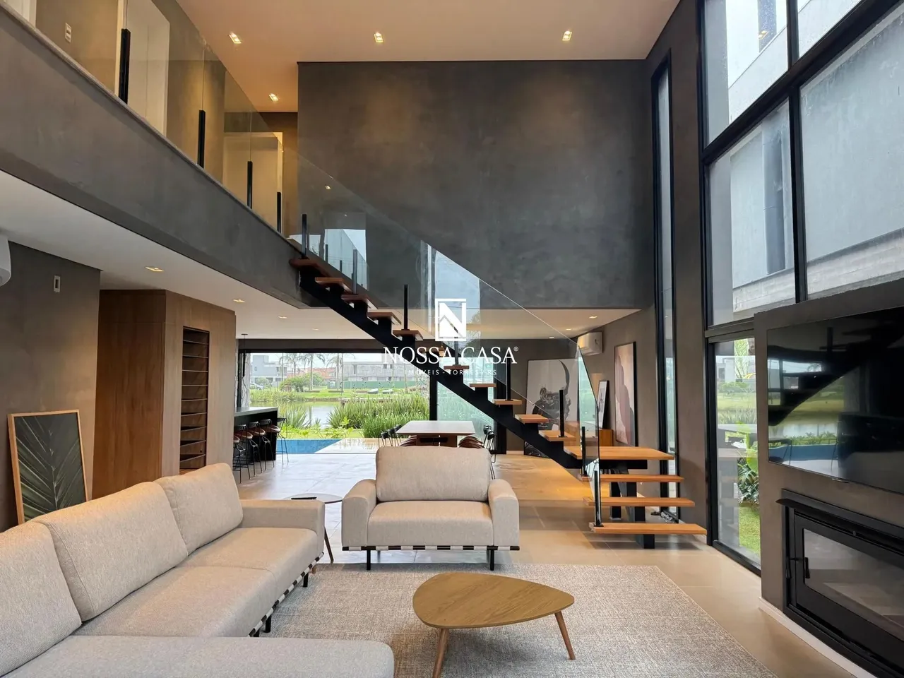 Casa em construção no condomínio Ilhas Park em Torres/RS.