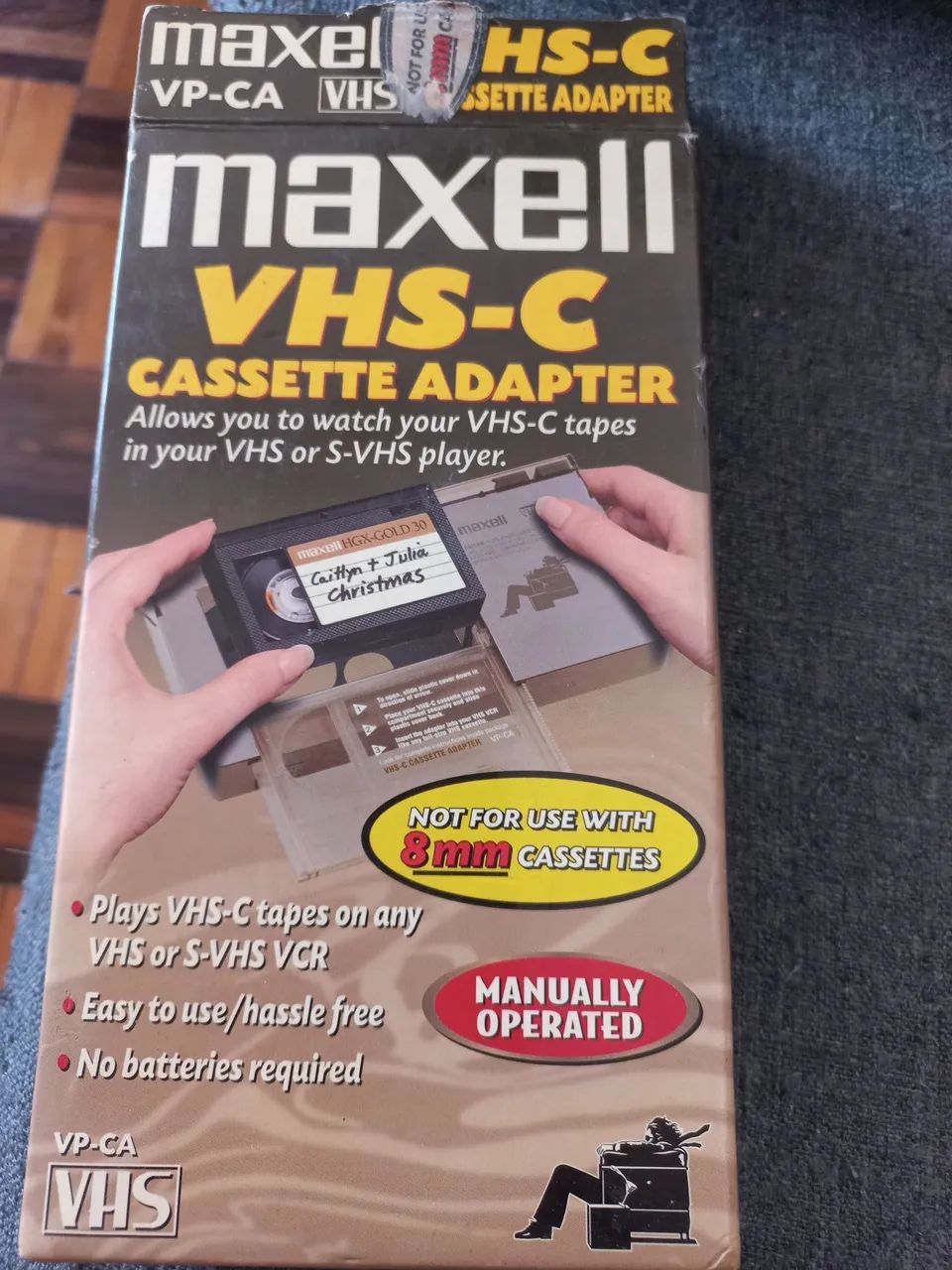 Adaptador para fitas vhsc