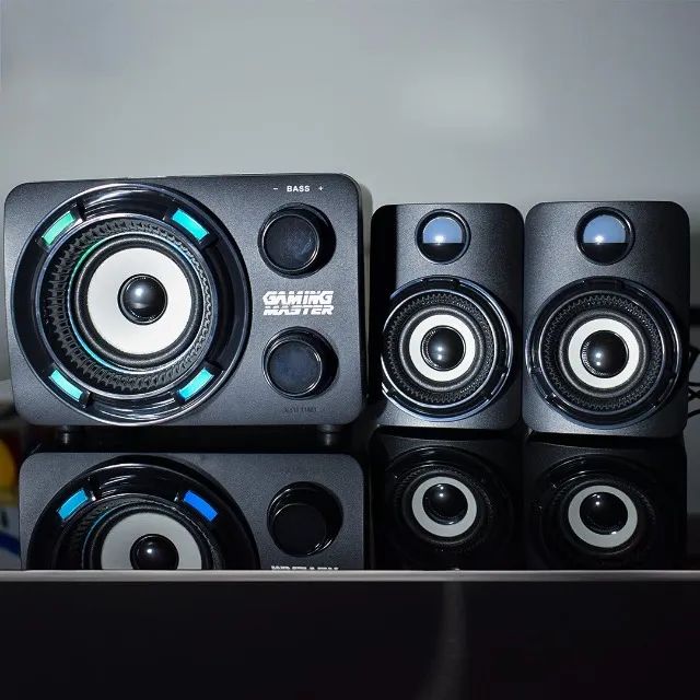Subwoofer Caixa de Som Gamer LED *ENTREGA GRÁTIS* - Foto 4