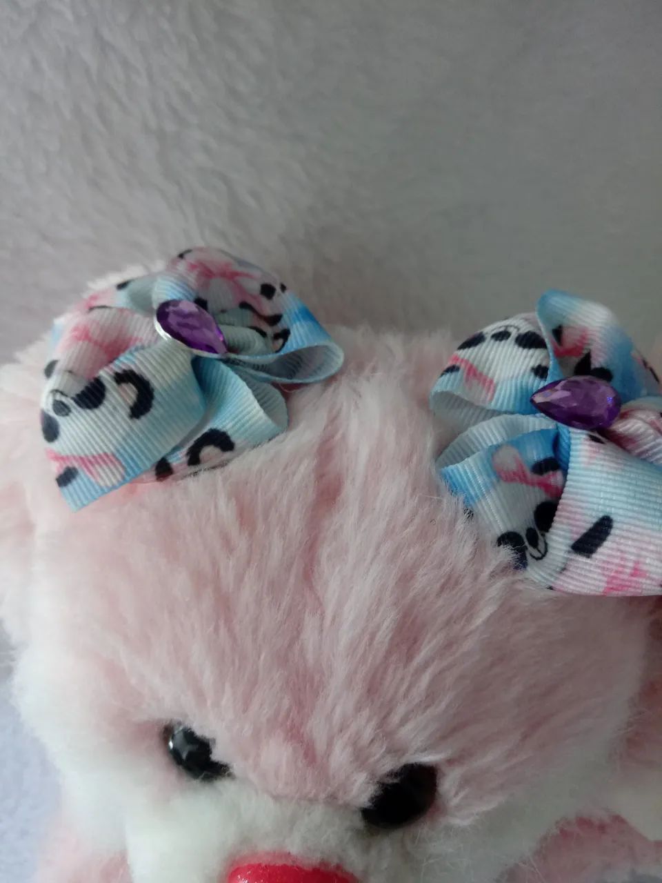 Linda Pelúcia de Coelho Rosa - Foto 3